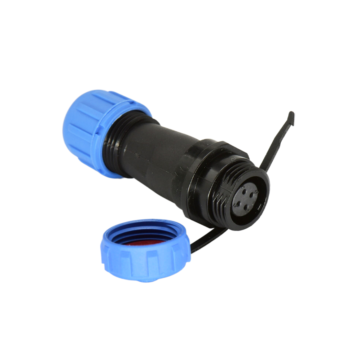 DP11系列 圆形航空插头 4芯电缆对接母插座 电缆直径4-6.5mm